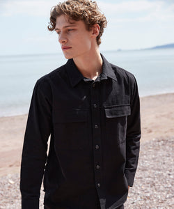 Drill overshirt | black