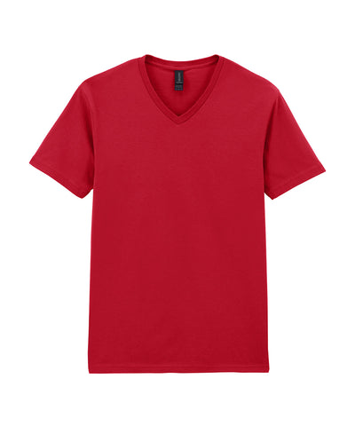 Softstyle v-neck t-shirt | cherry red
