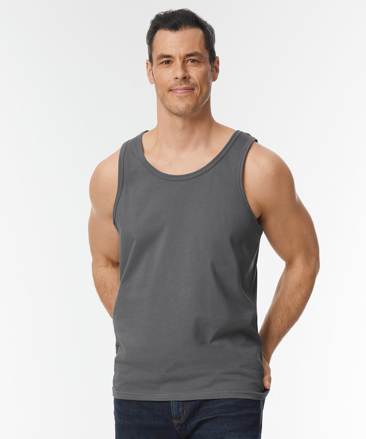 Softstyle adult tank top | black