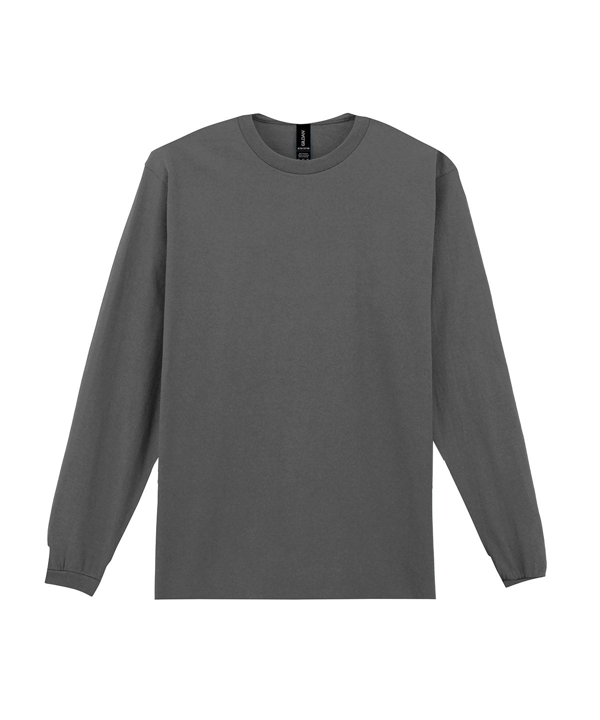 Ultra Cotton adult long sleeve t-shirt | charcoal