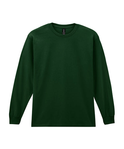 Ultra Cotton adult long sleeve t-shirt | forest