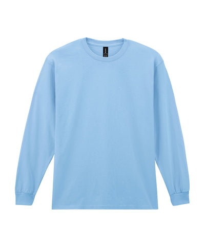 Ultra Cotton adult long sleeve t-shirt | light blue