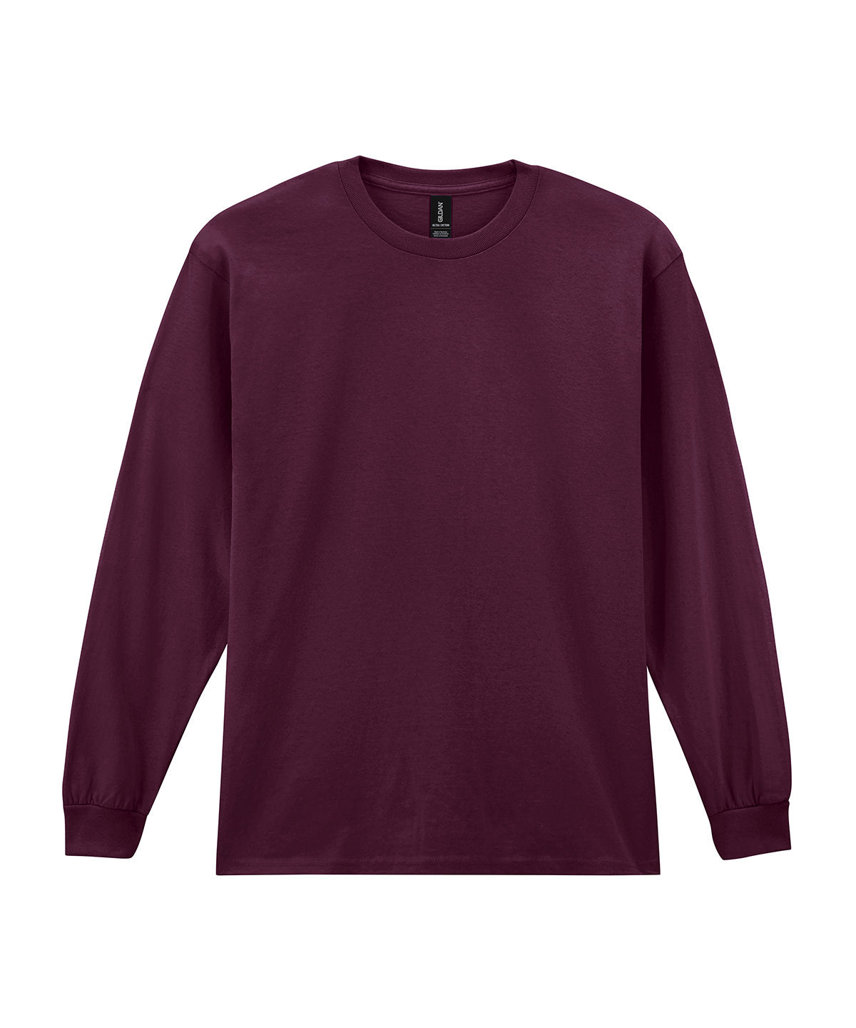 Ultra Cotton adult long sleeve t-shirt | maroon