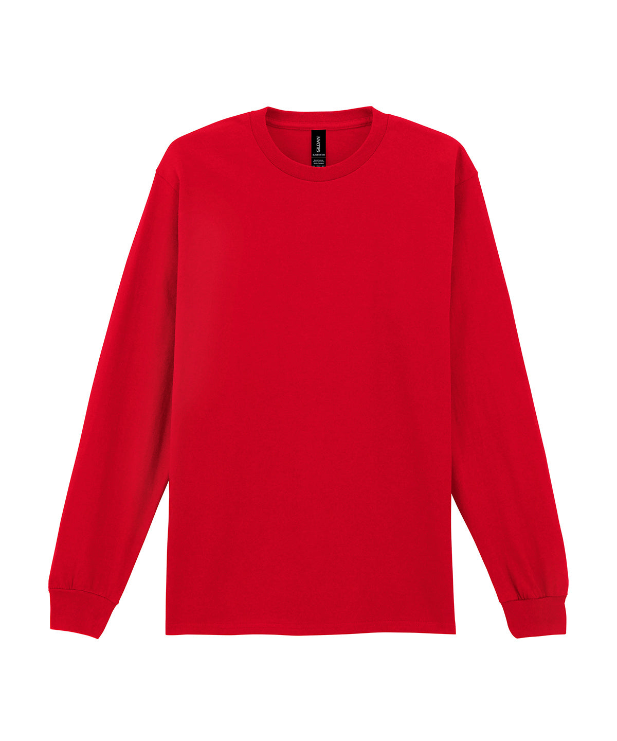 Ultra Cotton adult long sleeve t-shirt | red