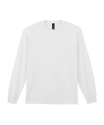 Ultra Cotton adult long sleeve t-shirt | white