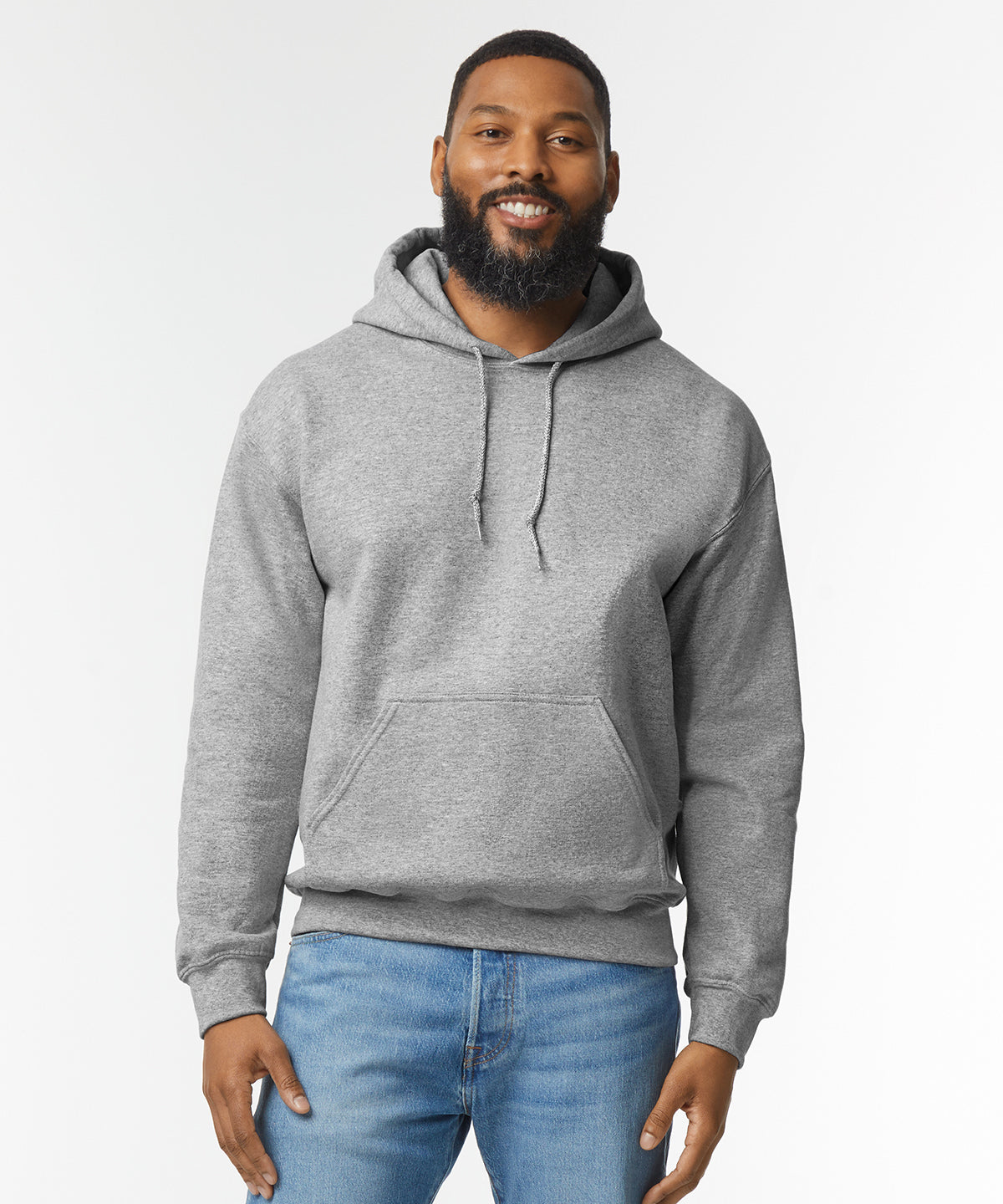 DryBlend® adult hooded sweatshirt | black