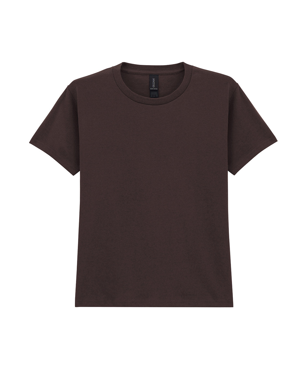 Heavy Cotton youth t-shirt | dark chocolate