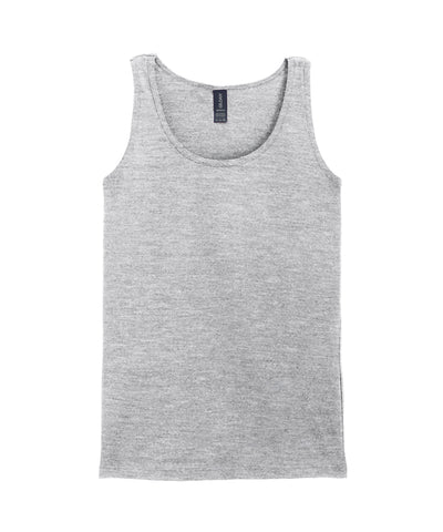 Softstyle womens tank top | ringspun sport grey