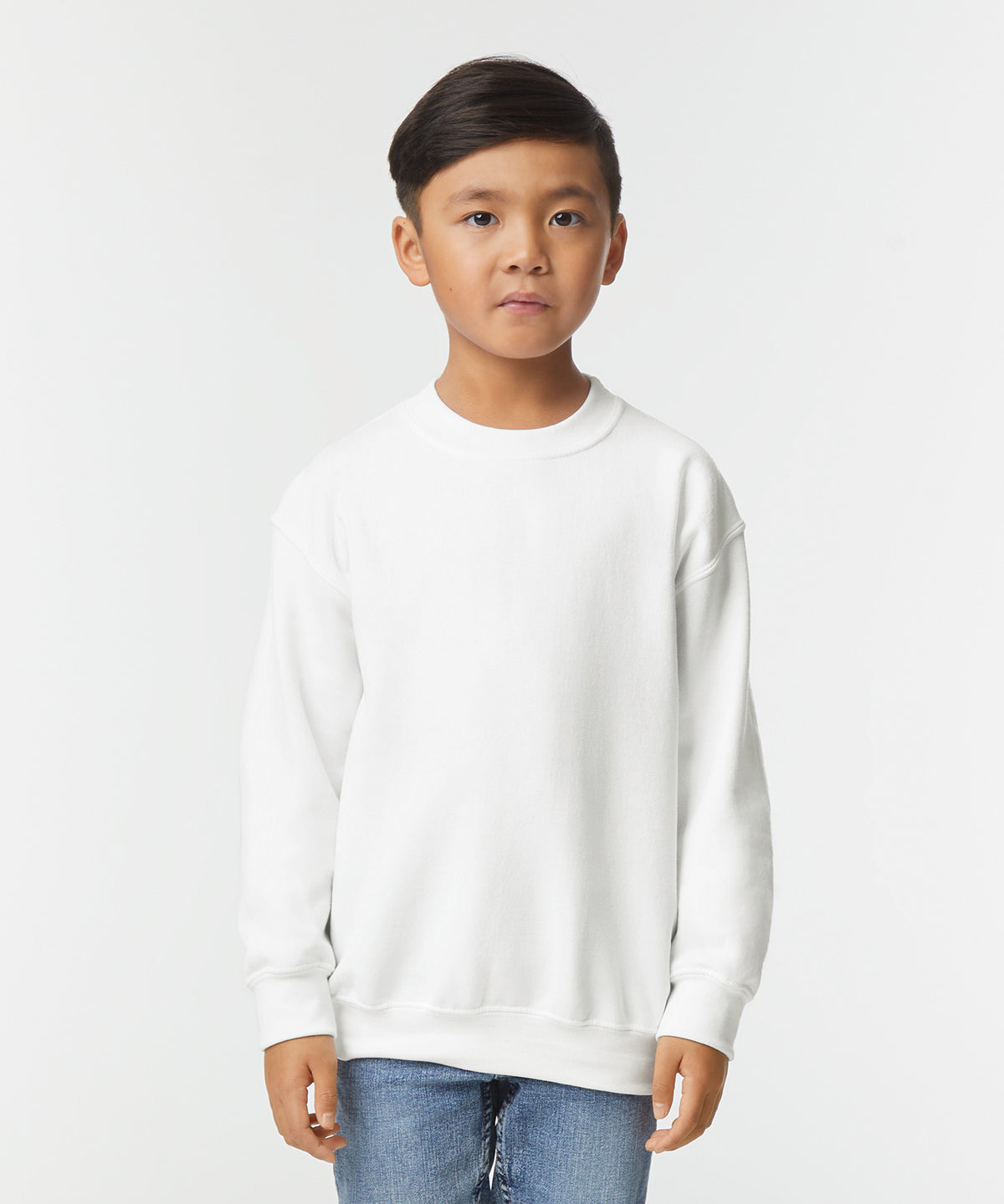 Heavy Blend youth crew neck sweatshirt | black