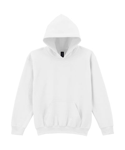 Heavy Blend youth hooded sweatshirt | white