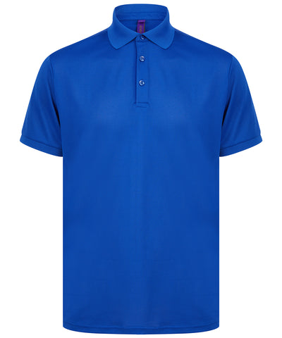 Recycled polyester polo shirt | royal