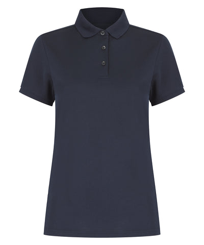 Womens recycled polyester polo shirt | navy