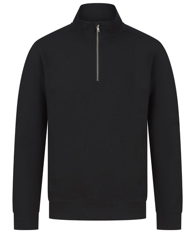 Unisex sustainable -zip sweatshirt | black