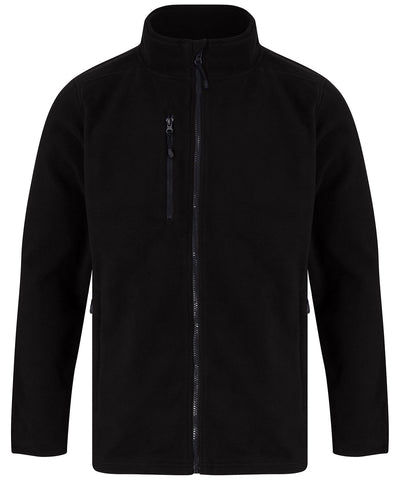 Recycled polyester microfleece jacket | black