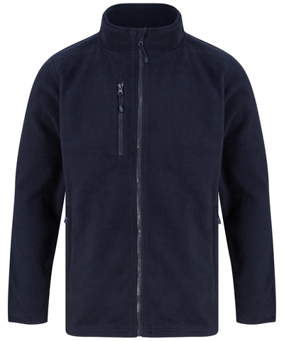 Recycled polyester microfleece jacket | navy