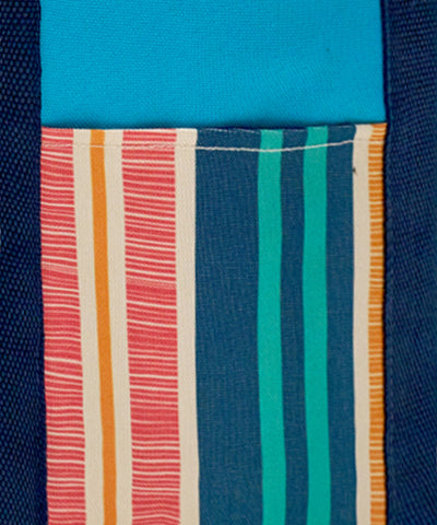 12 Litre cool bag | textured stripe