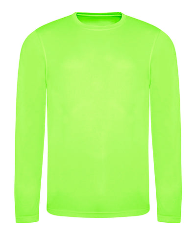 Long sleeve cool T | electric green