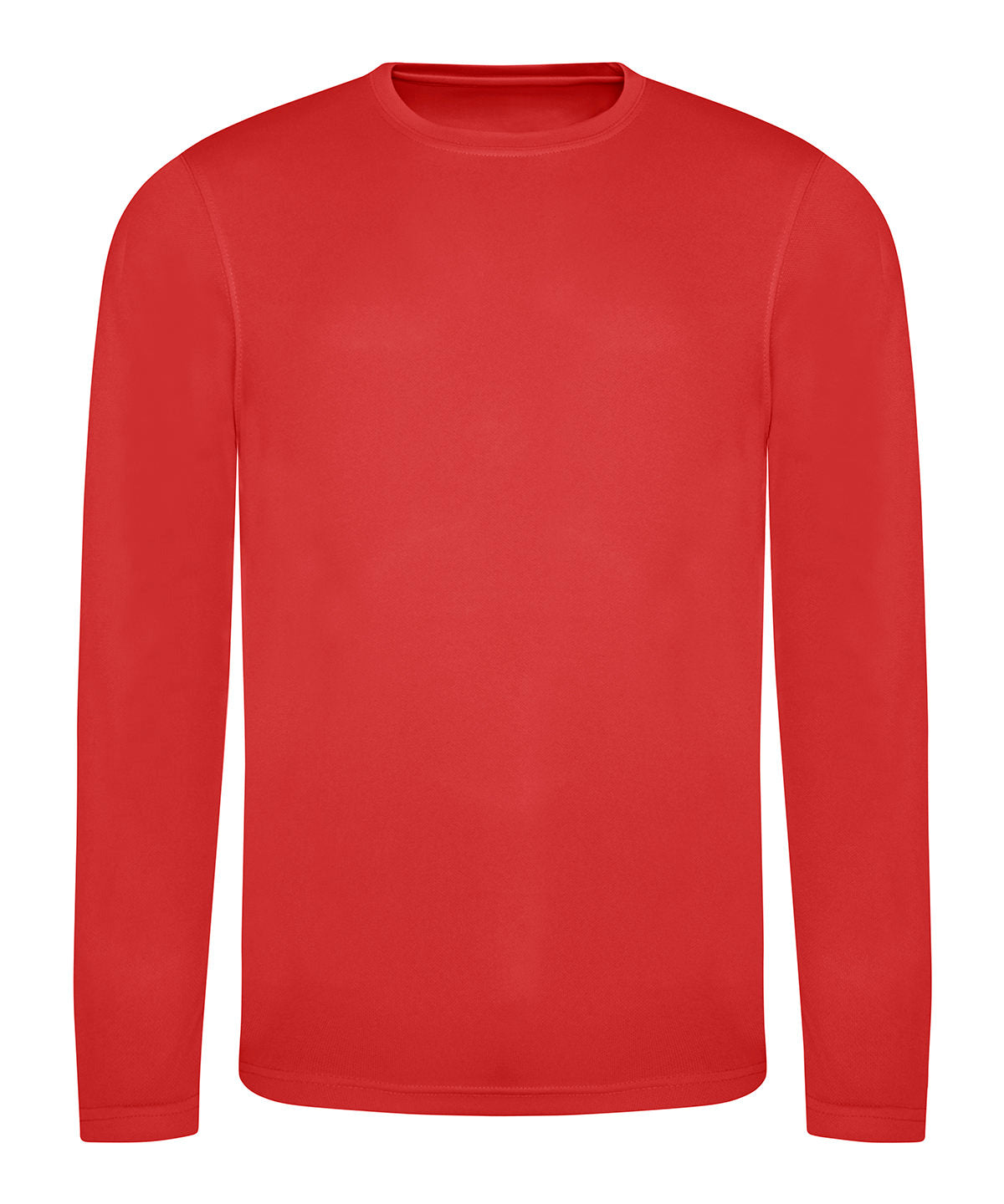 Long sleeve cool T | fire red