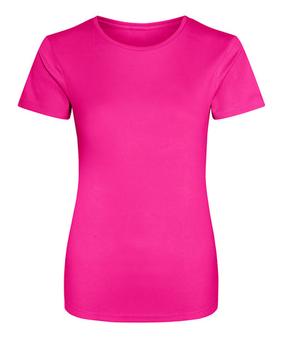 Womens cool T | hyper pink