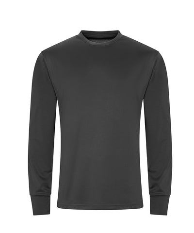 Long sleeve active T | charcoal