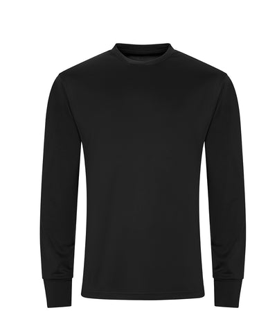 Long sleeve active T | jet black