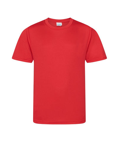 Kids cool smooth T | fire red