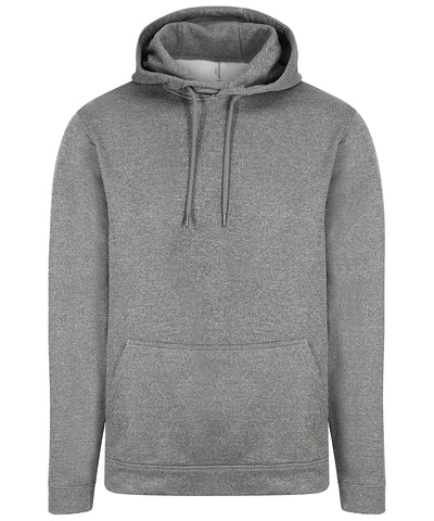Sports polyester hoodie | grey melange