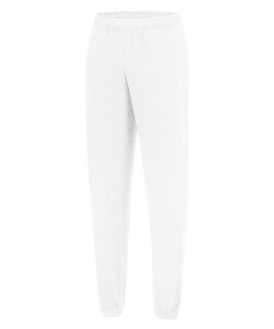College cuffed sweatpants | arctic white