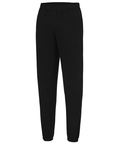 College cuffed sweatpants | deep black