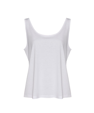 Womens tank top | solid white