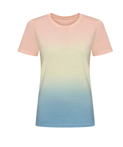 Tie-dye T | pastel sunset dip