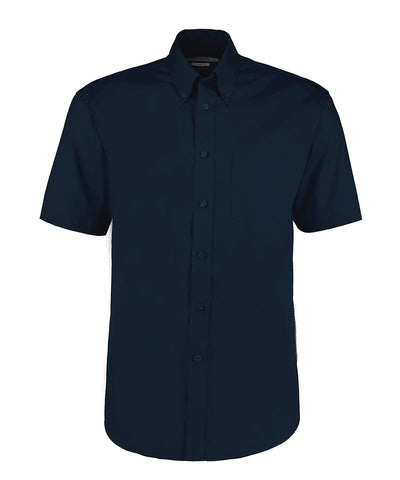 Corporate Oxford shirt short-sleeved (classic fit) | Dark Navy