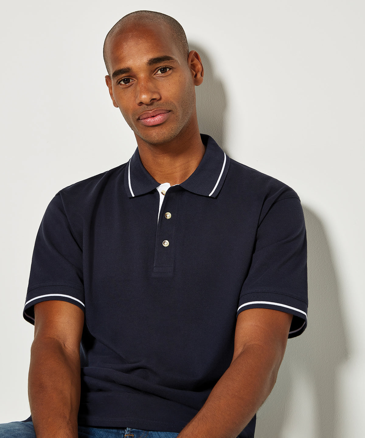 St Mellion polo (classic fit) | white/red