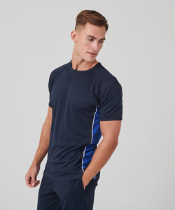 Performance panel t-shirt | black/red/white