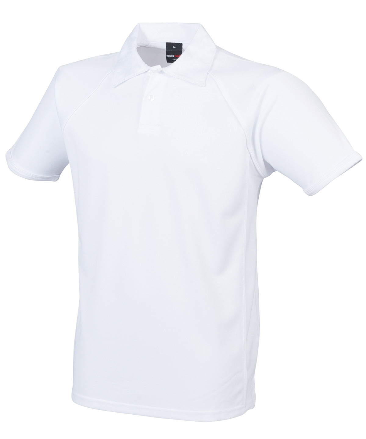 Piped performance polo | white/white