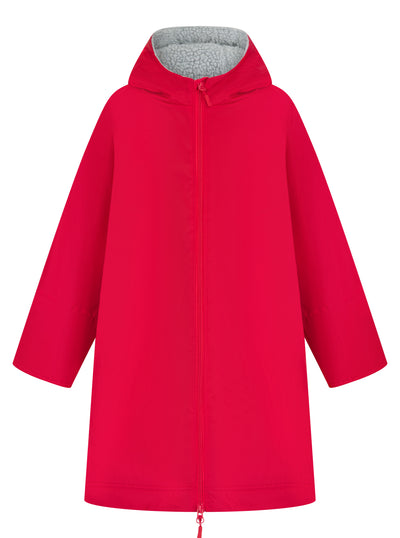 Kids all-weather robe | red