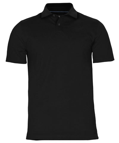 Princeton - Stretch deluxe cutaway polo | black