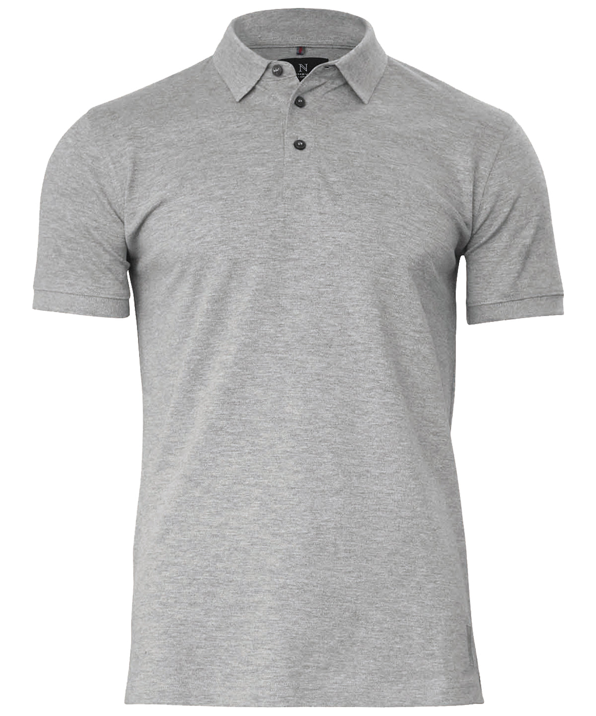 Harvard classic  stretch deluxe polo | grey melange