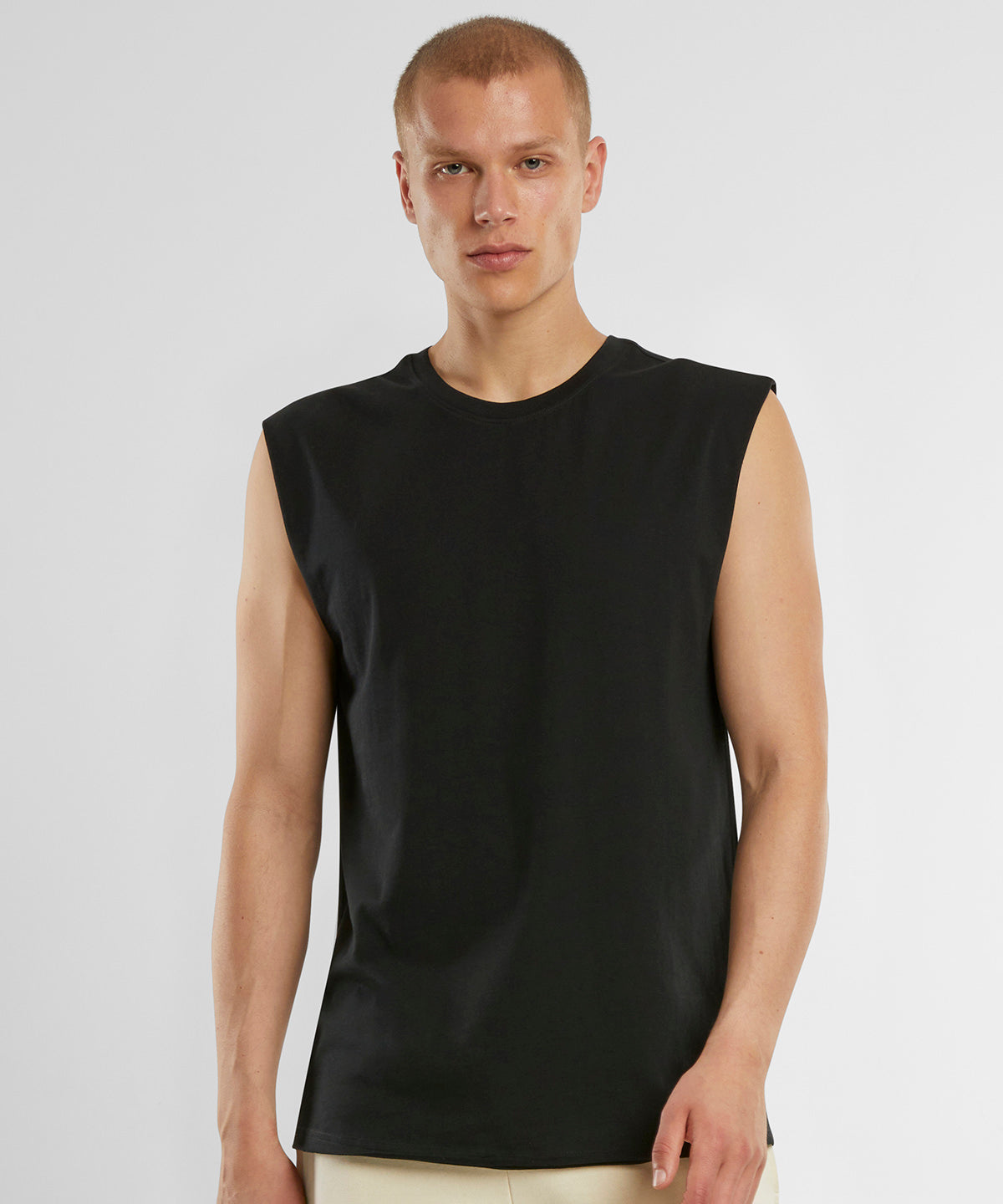 Sleeveless tee | black