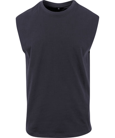 Sleeveless tee | navy