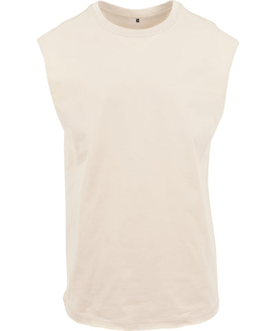 Sleeveless tee | sand
