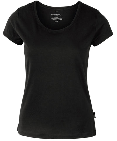 Womens Orlando  soft round neck t-shirt | black