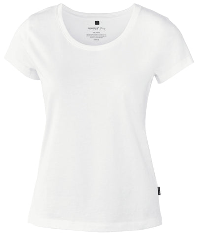 Womens Orlando  soft round neck t-shirt | white