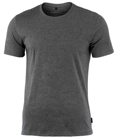Orlando  soft round neck t-shirt | black melange
