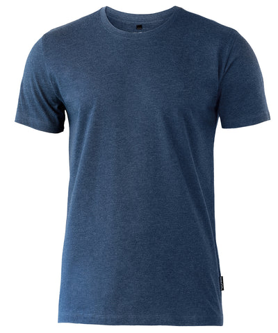 Orlando  soft round neck t-shirt | navy melange