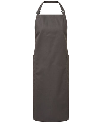 Recycled Polyester  Organic Cotton Apron | dark grey