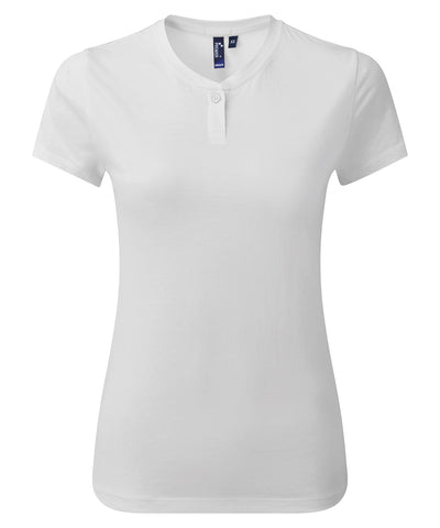 Womens Cotton RichComis Tee | white