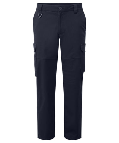 Stretchchecker work cargo trousers | navy