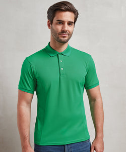Coolchecker® plus piqu polo | black