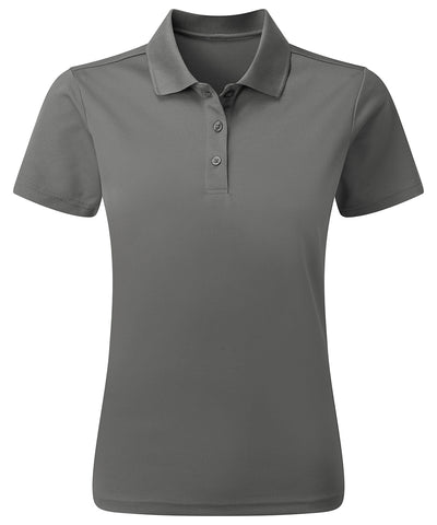 Womens Spun Dyed Recycled Polo Shirt | dark grey